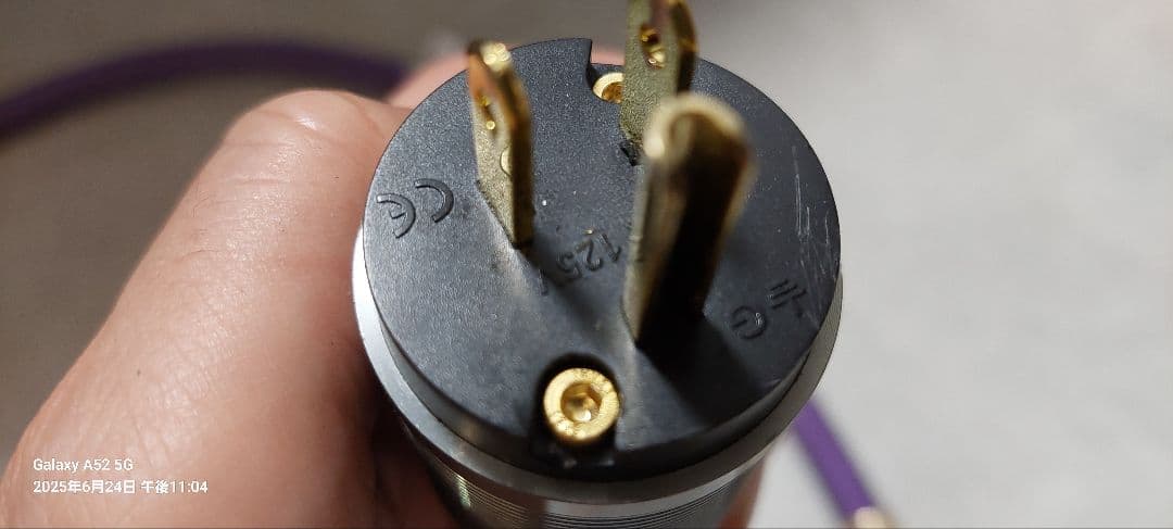 XLO ELECTRIC 高品質シールドケーブル パープル 約1、5メートル