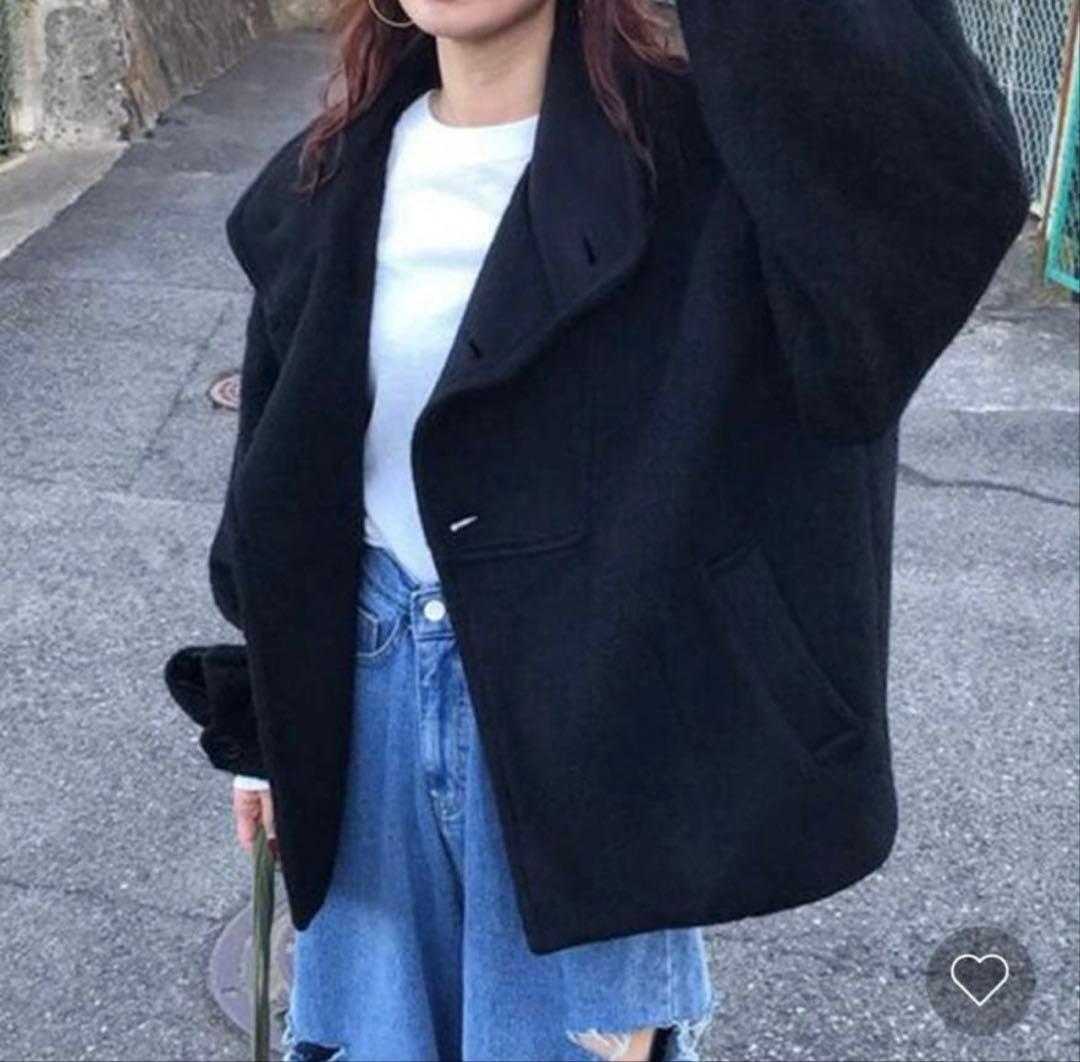 nugu klee モヘアライクハーフジャケット