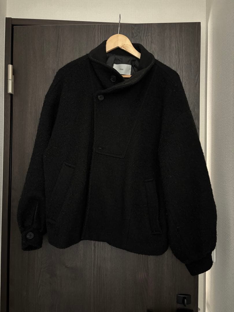 nugu klee モヘアライクハーフジャケット