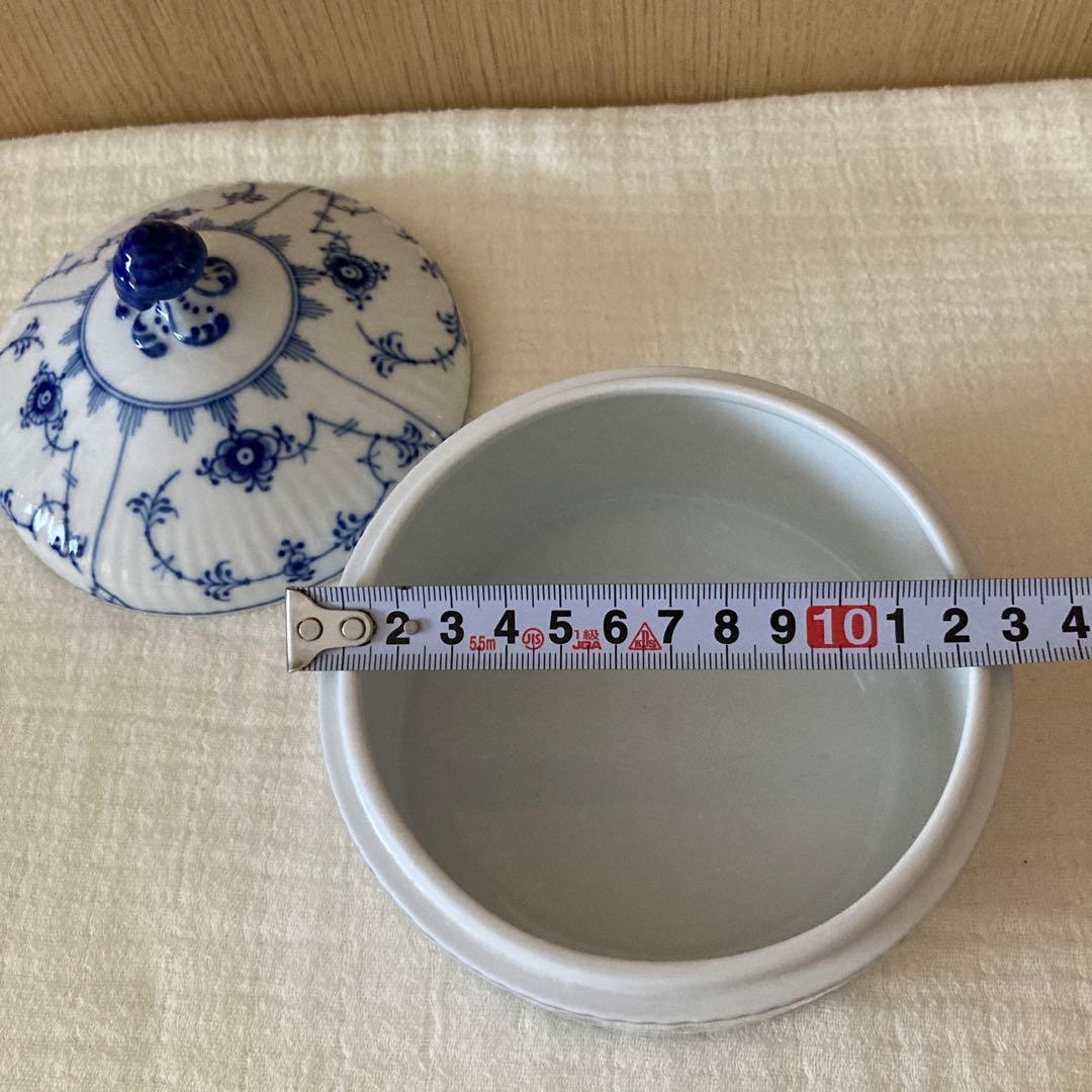 ロイヤルコペンハーゲン　プレインボックスラウンド　新品未使用