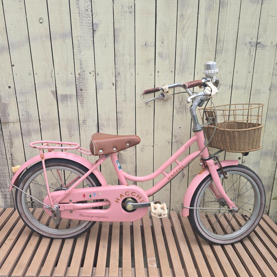 【店頭引取】 BRIDGESTONE ハッチ HACCHI 16インチ ピンク