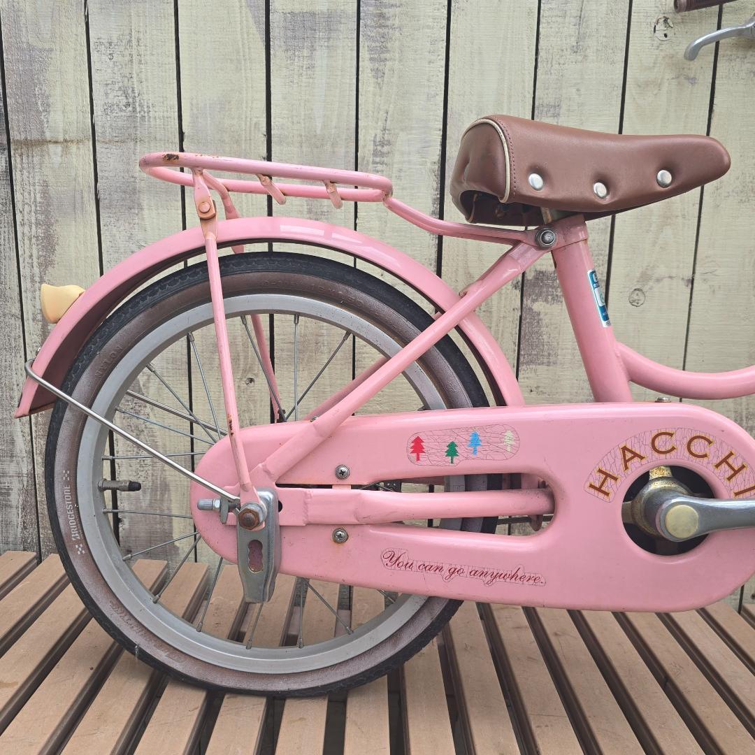 【店頭引取】 BRIDGESTONE ハッチ HACCHI 16インチ ピンク