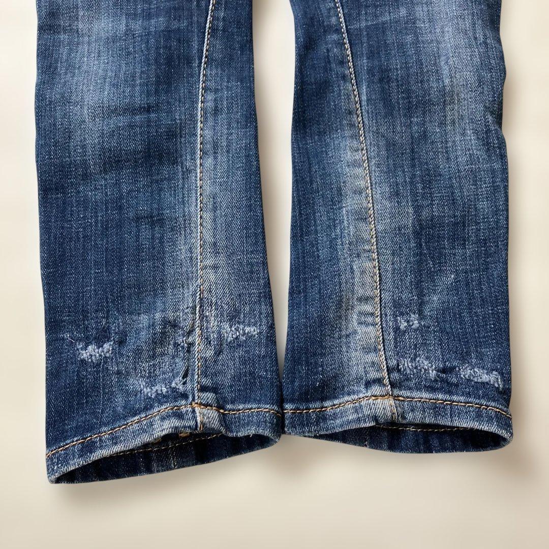 DSQUARED2 スキニーデニム ダークブルー