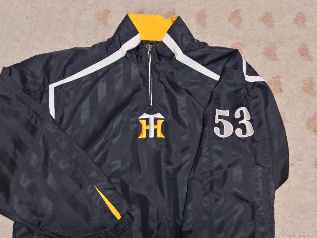 元阪神タイガース　赤星憲広氏　実使用　バッティングコート　L プロコレクション