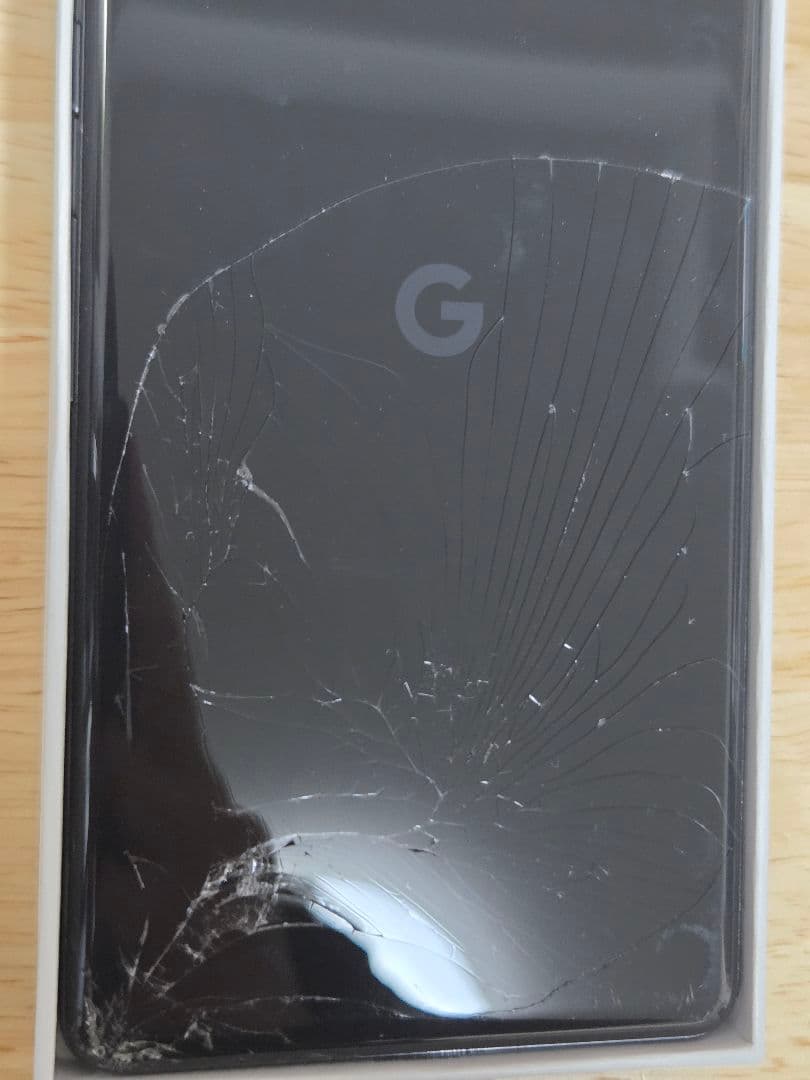 【画面無傷】Pixel 7 Pro 128GB 背面割れ 付属品未使用+おまけ