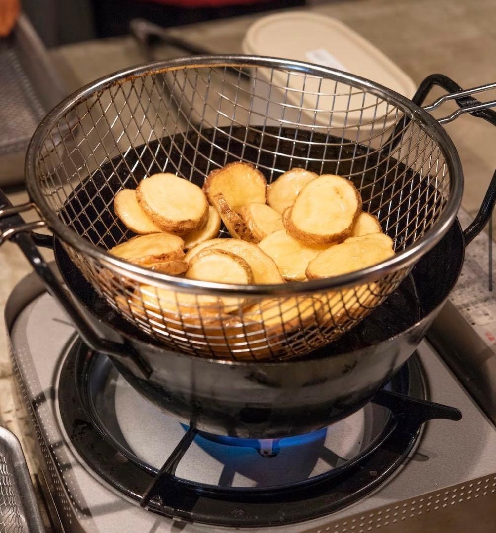 ラバーゼ 鉄揚げ鍋 22cm セット