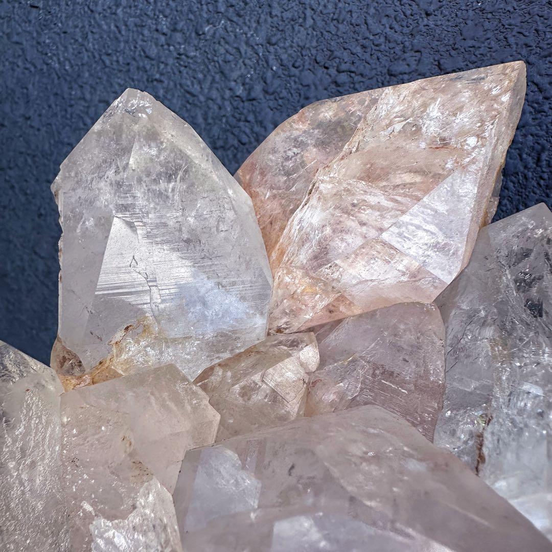 希少❗️超綺麗♡レインボー☆超強いパワー ヒマラヤ水晶 クラスター天然石A1445