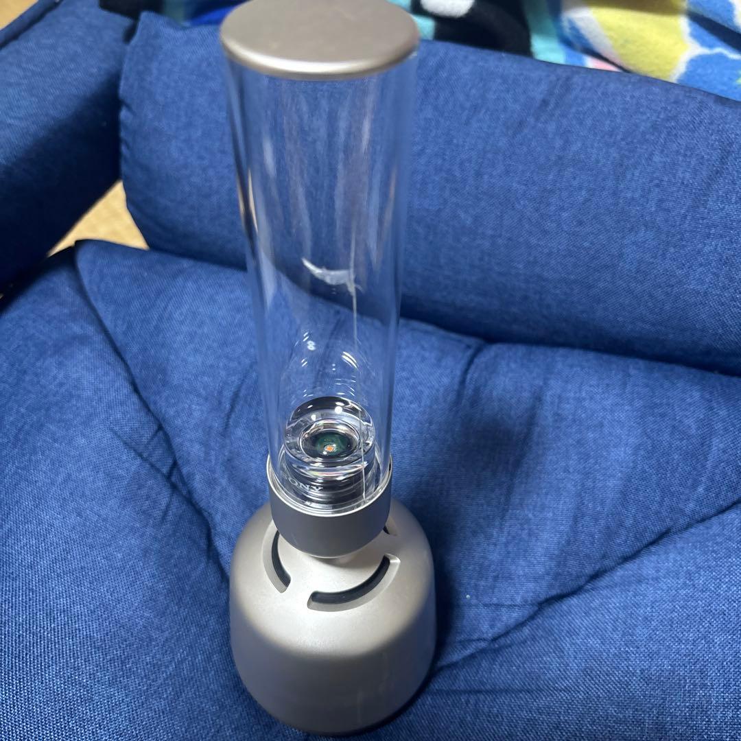 ワイヤレススピーカー ガラスチューブ シルバー