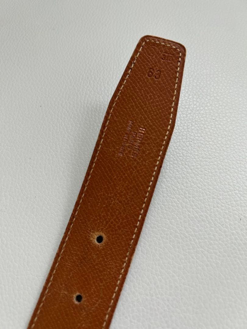 再度値下げしました　HERMES コンスタンス　ブラウン ベルト サイズ63