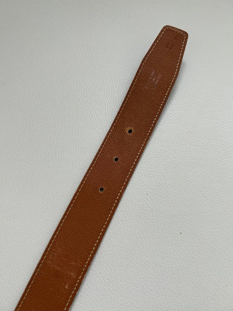 再度値下げしました　HERMES コンスタンス　ブラウン ベルト サイズ63