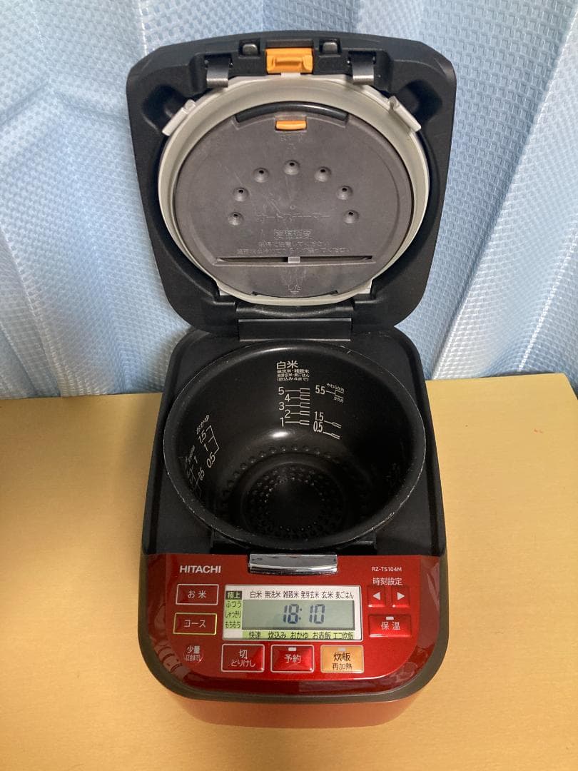 ★美品★２1年製日立 圧力&スチームIHジャー炊飯器 5.5合RZ-TS104M