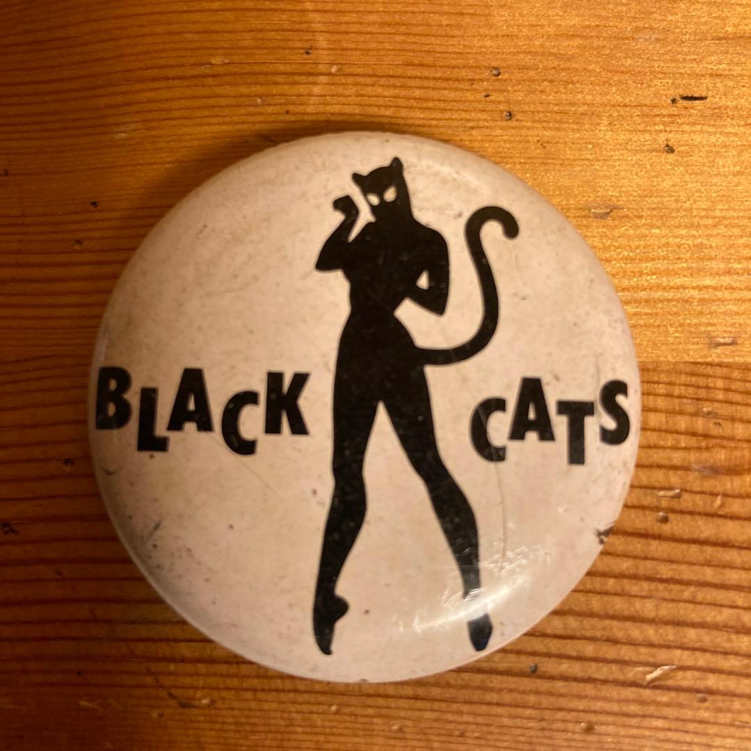 BLACK CATS 1982 U.S.A. ツアー丸型プレート&おまけバッジ付