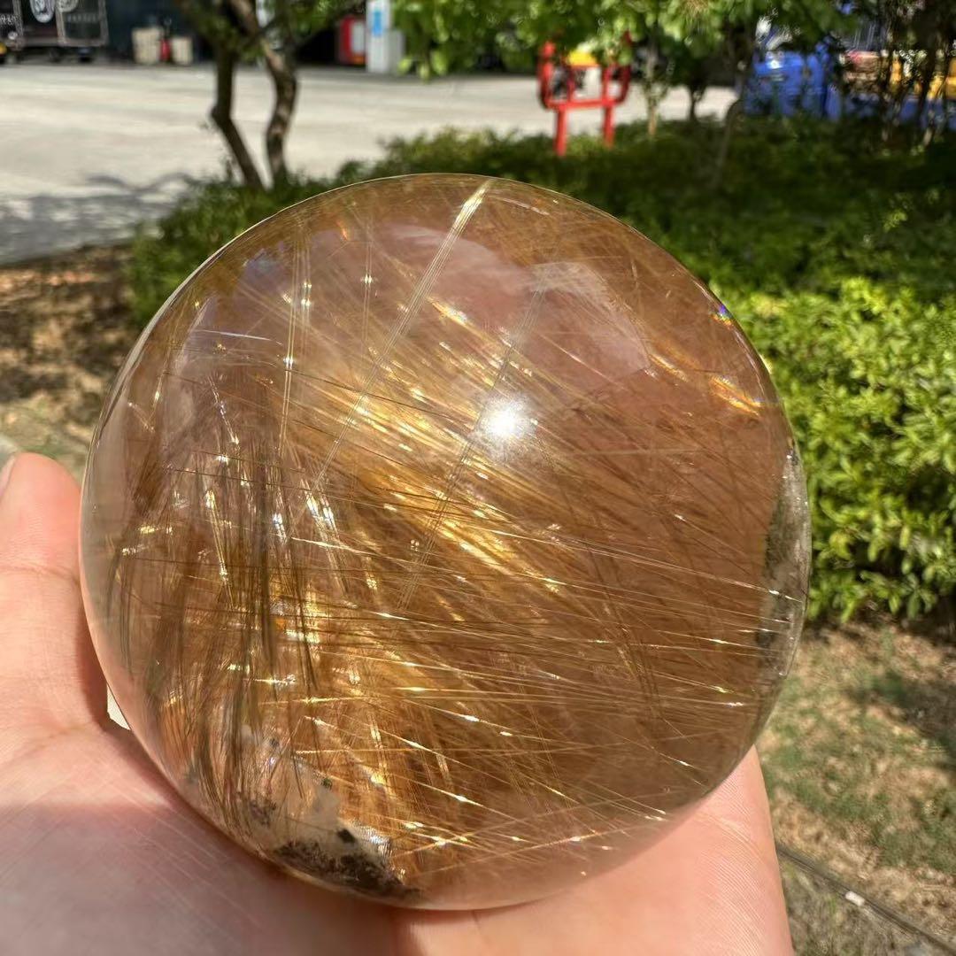 ⭐︎【極上品】タイチンクオーツ 置物 70mm