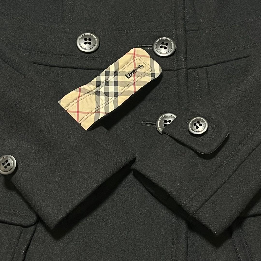✨美品✨ バーバリーロンドン ブルーレーベル ピーコート ウール アンゴラ L