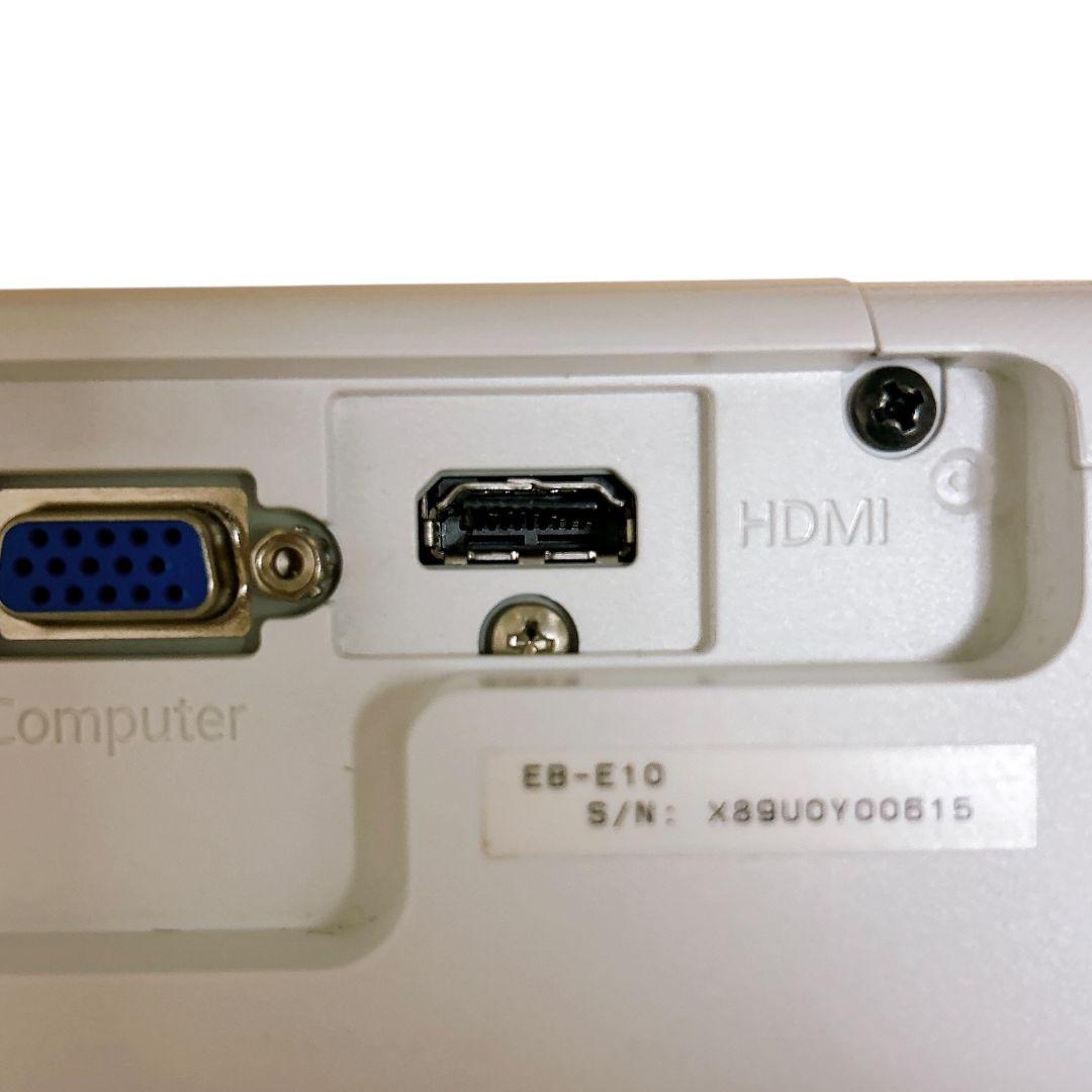 【美品】 EPSON プロジェクター EB-E10 本体 D-subケーブル
