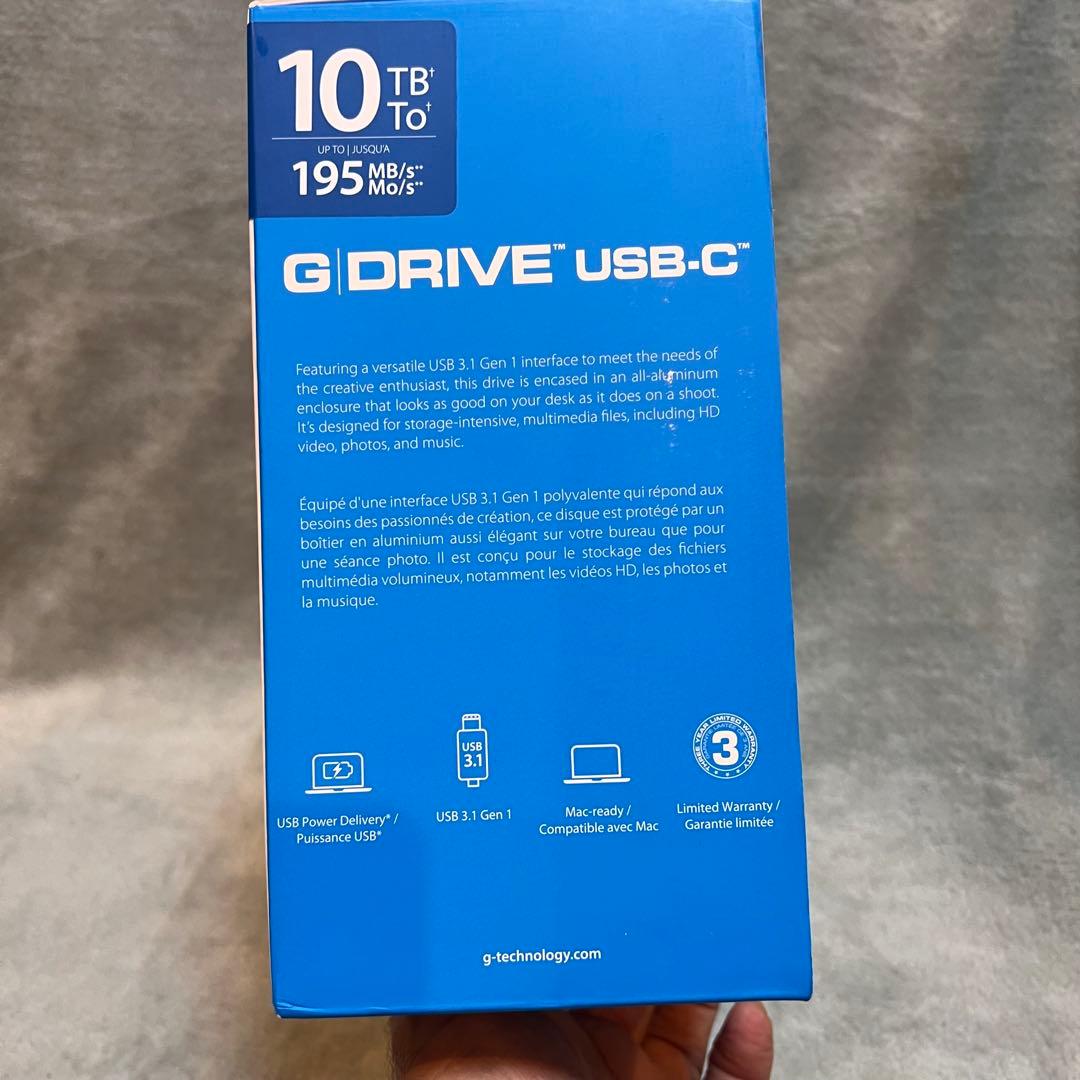 ウエスタンデジタル G-Drive USB-C 10TB