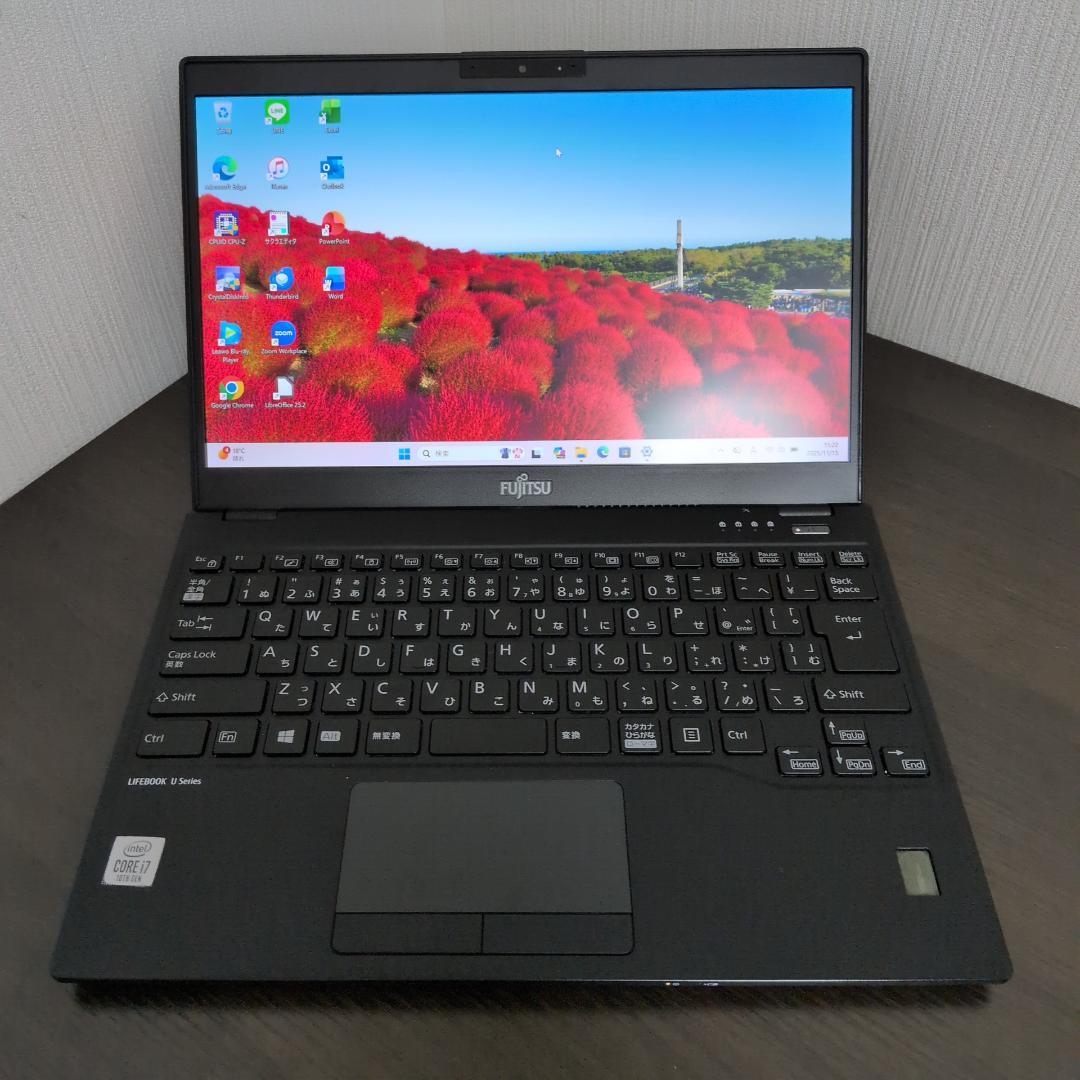 【第１０世代Corei7薄型モバイル】富士通／U9310D／16GB／256GB