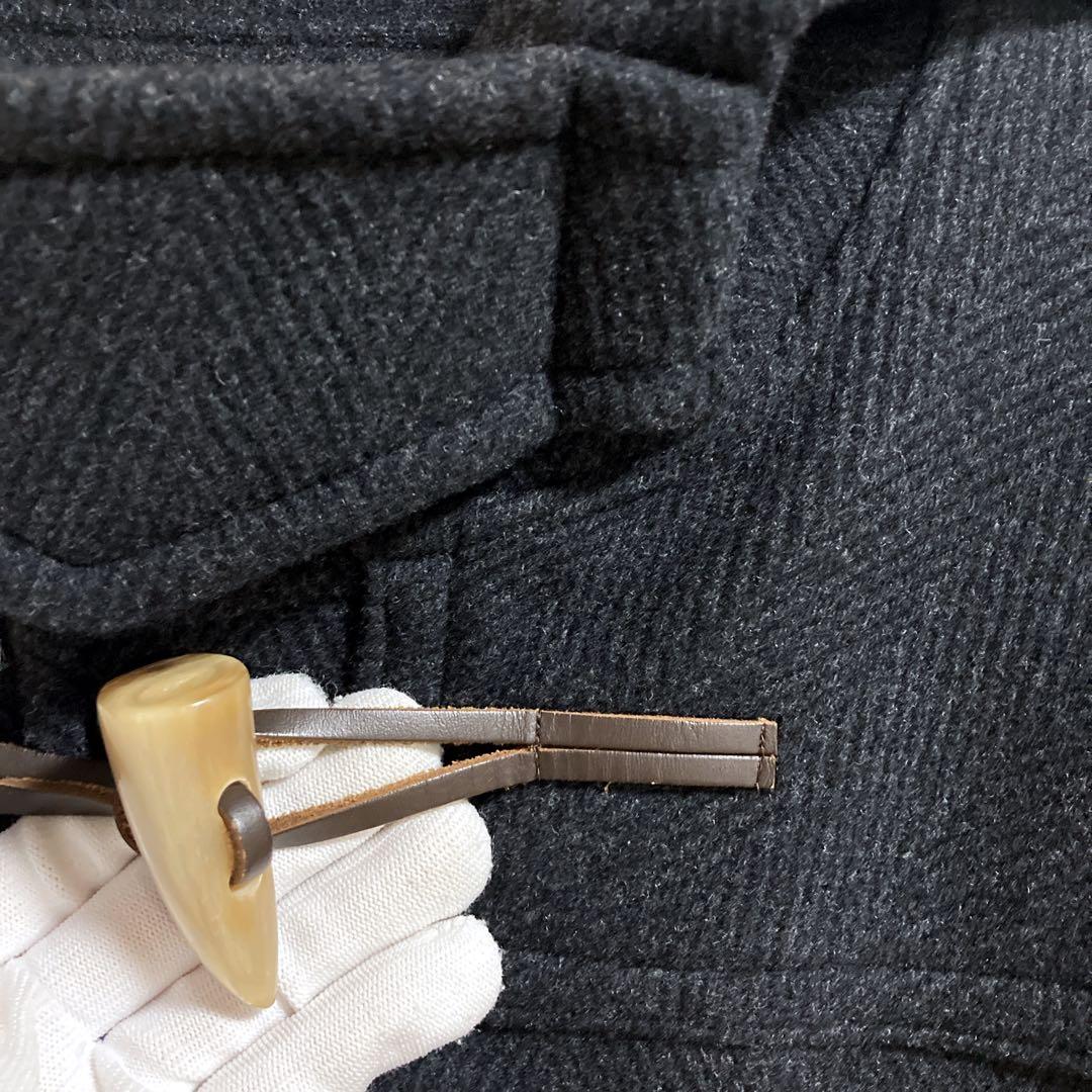 ラコステ　ヘリンボーン　ダッフルコート　フード　グレー　L