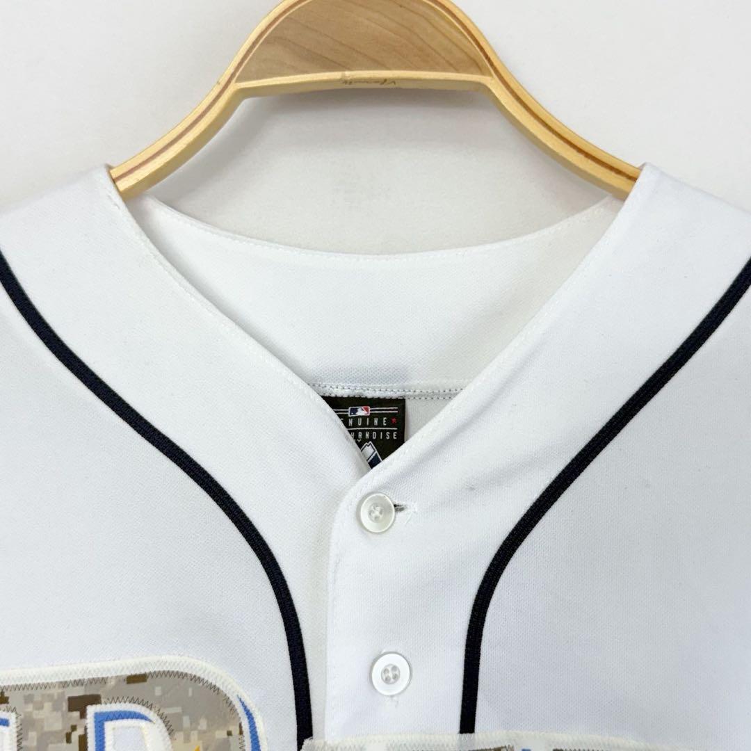 希少 USA製 MLB タンパベイレイズ カモフラ柄 ユニフォーム S102b