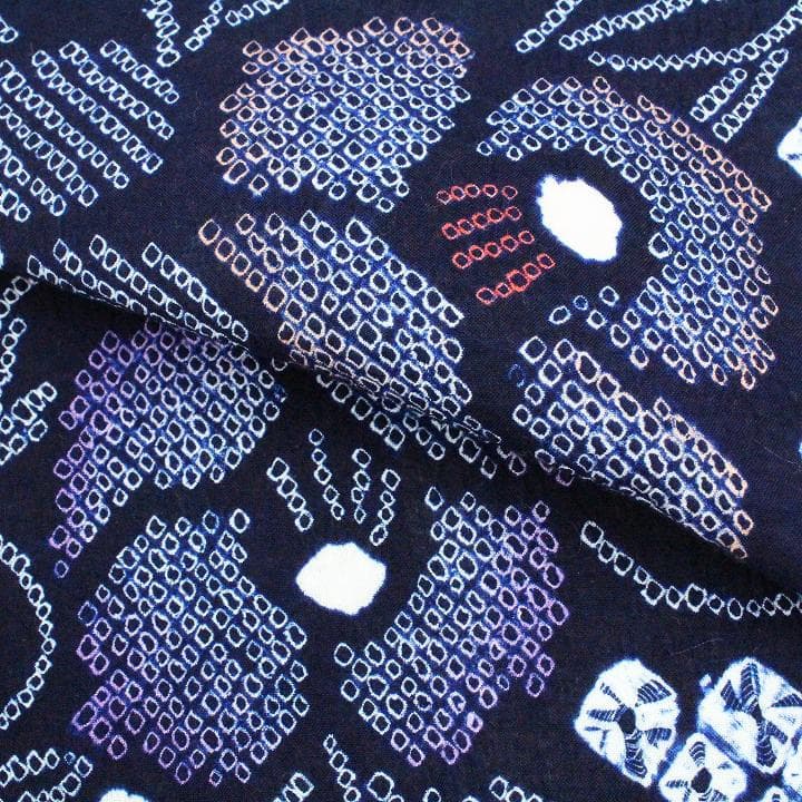 身丈１６５ｃｍ　特選の浴衣【有松鳴海絞り】　～本藍・手絞り染～　未使用品のお着物