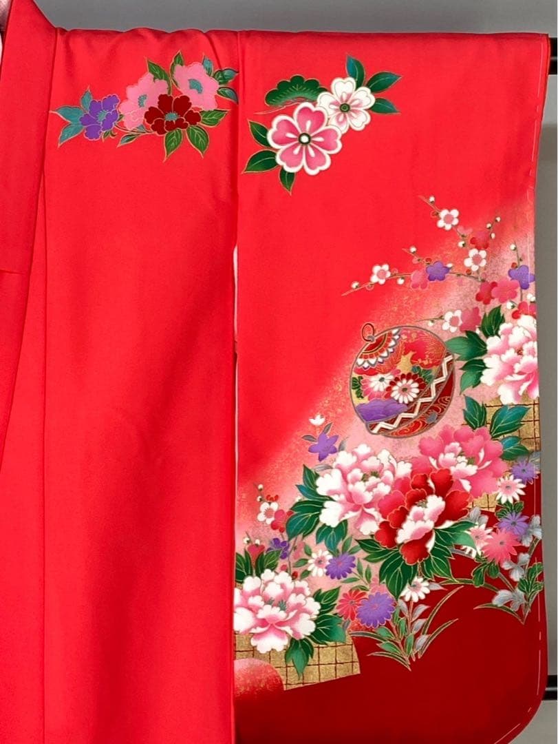 【激安】新品お祝い着正絹四つ身襦袢付き132