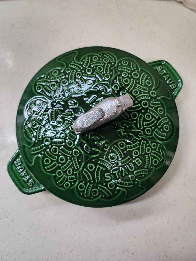 STAUB×mina perhonen ホットプレート　　ラウンド 20cm