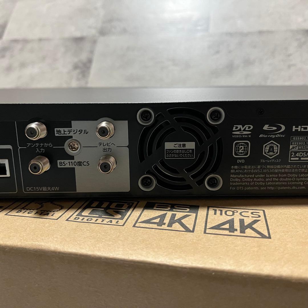 25年製　東芝　REGZA 4K 6TB DBR-4KZ600