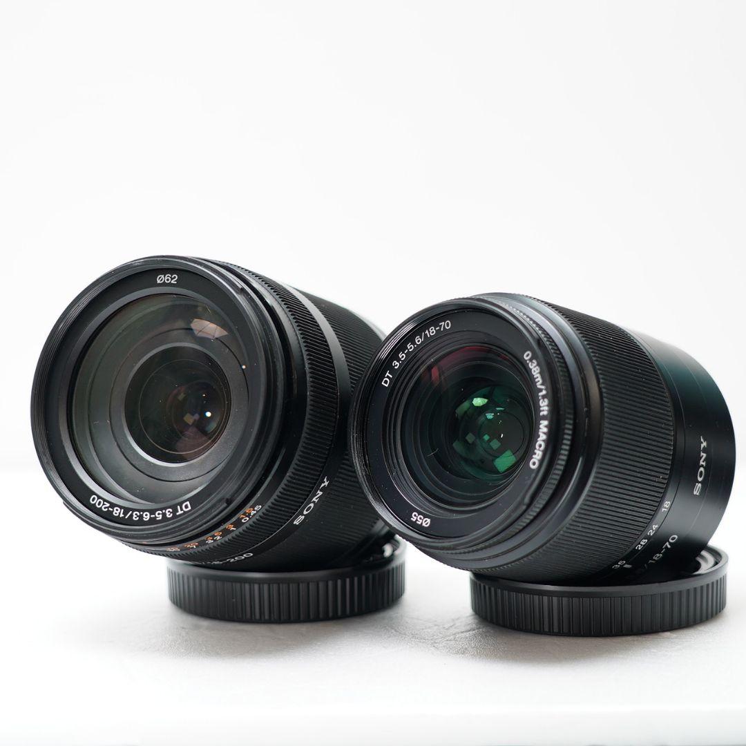 ✨フルセット✨SONY α200 ダブルズームレンズセット