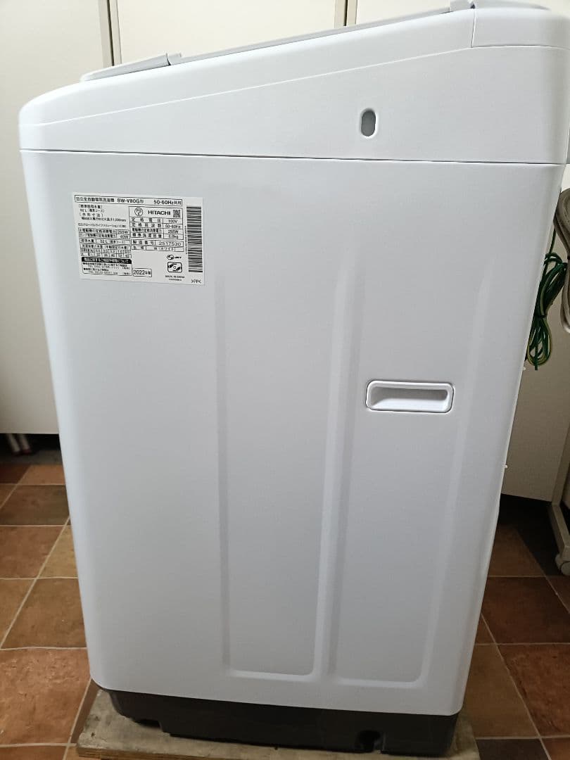日立 ビートウォッシュ BW-DV80G 洗濯機 8kg 22年製