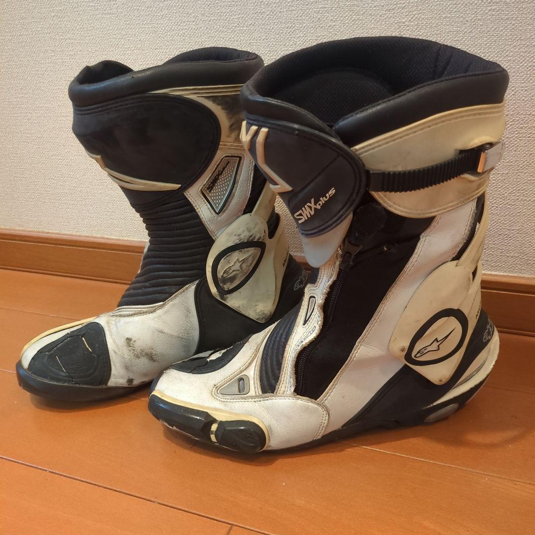 Alpinestars SMX-PLUS バイクブーツ ホワイト/ブラック