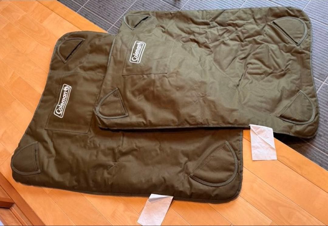 【2脚セット】Coleman チェア ソファチェア アウトドアチェア オリーブ