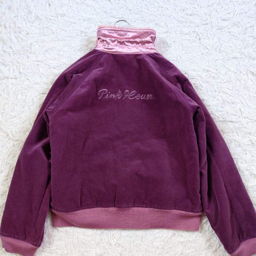 [レア]PINK HOUSE　スカジャン　リバーシブル　ローンレース　ピンクと紫