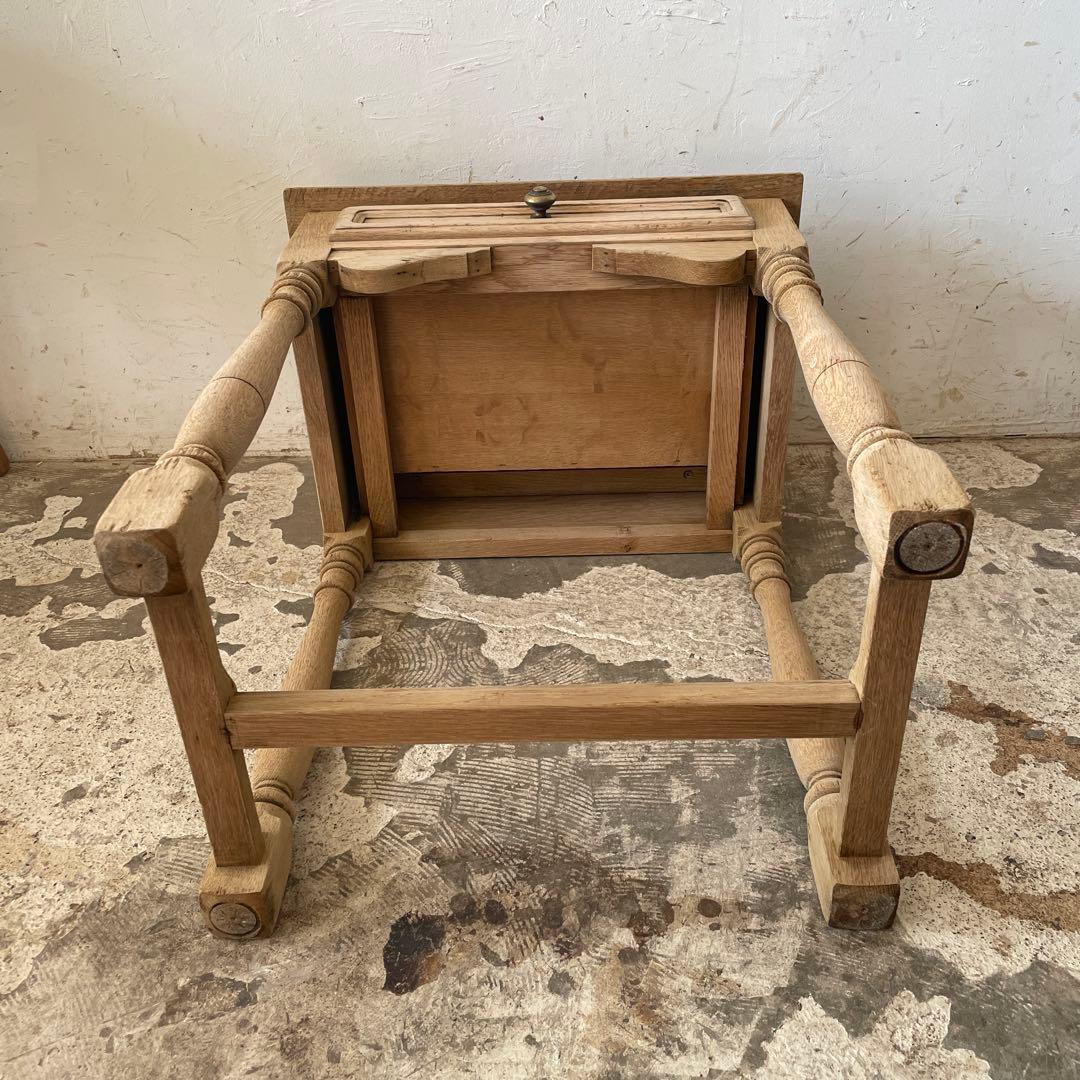 ビンテージ ドロワーサイドテーブル ドロワーベッドサイドテーブル　剥離