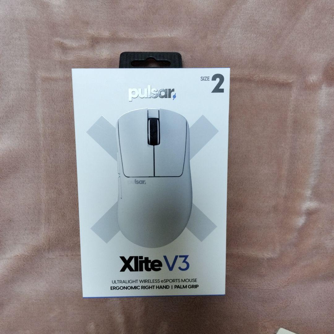 pulsar Xlite V3マウス　ホワイト