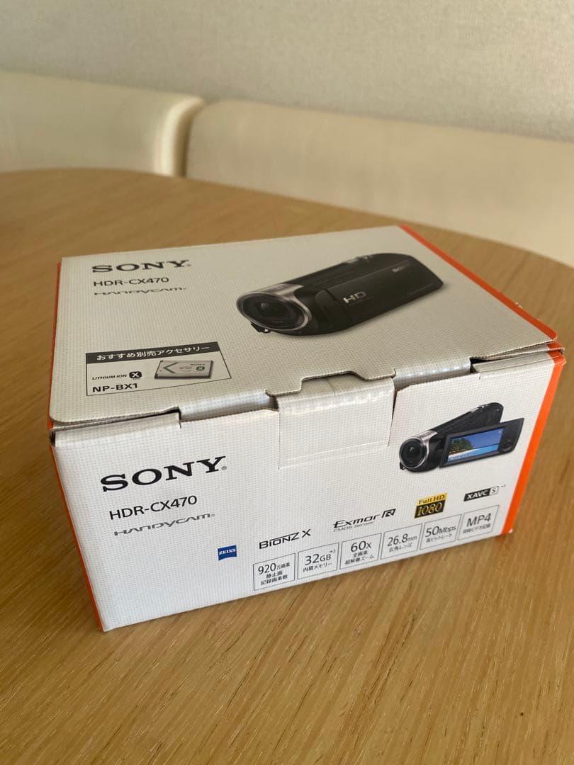 【美品・送料無料】SONY HDR-CX470 ビデオカメラ本体