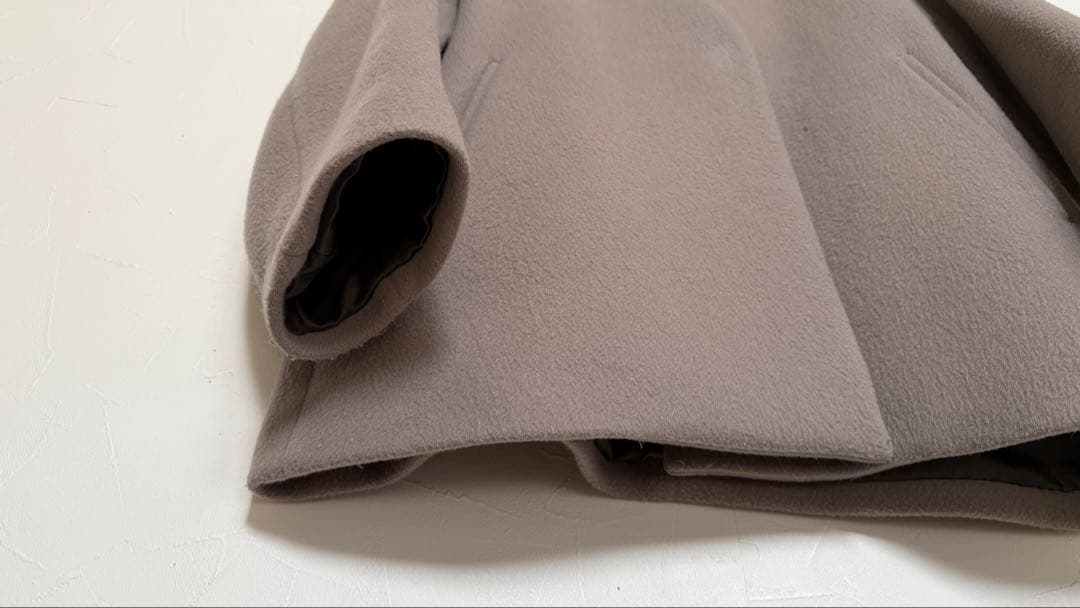 IENA イエナ MANTECO マンテコ ウールノーカラーショートコート