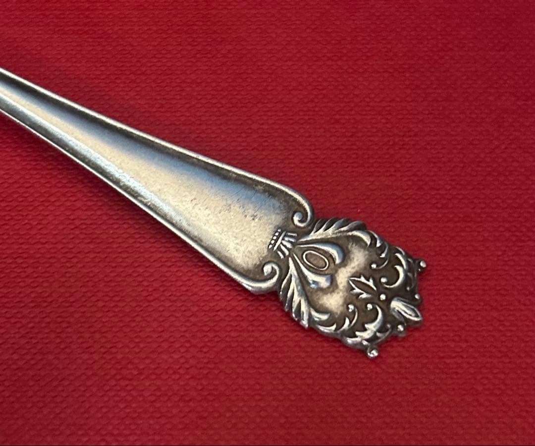 【SILVER】資生堂 永年勤続記念マーク入りスプーン