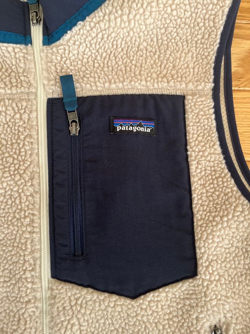 patagonia レトロXベスト M ナチュラル