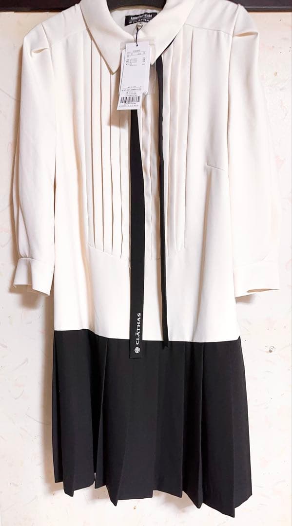 未使用 アプワイザーリッシェ クレイサス コラボ ボウタイプリーツワンピース