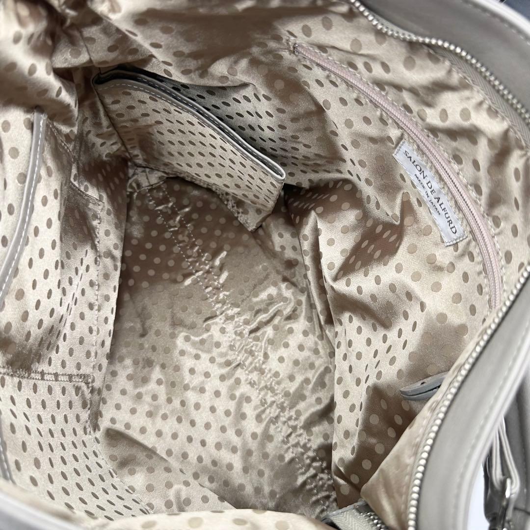 美品✨サロンドアルファード アンジェリーナボックスM 2WAY ショルダーバッグ