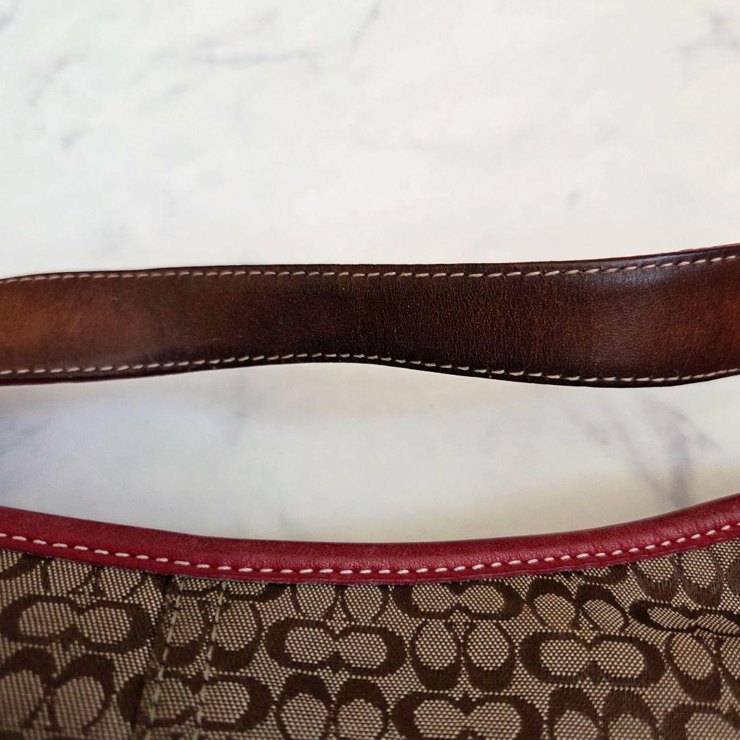 コーチ 6351ソーホー ホーボー レッド ワンショルダーバッグ　COACH