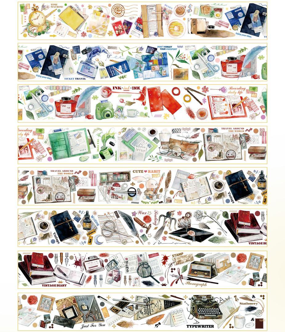 【2巻セット】LECREDE 檸檬樹 五周年「私家文房具」「魔女的书橱」背景