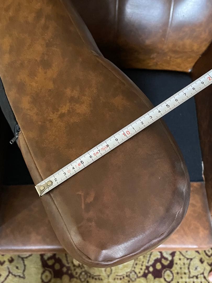 昭和レトロ　1人掛けソファ-1