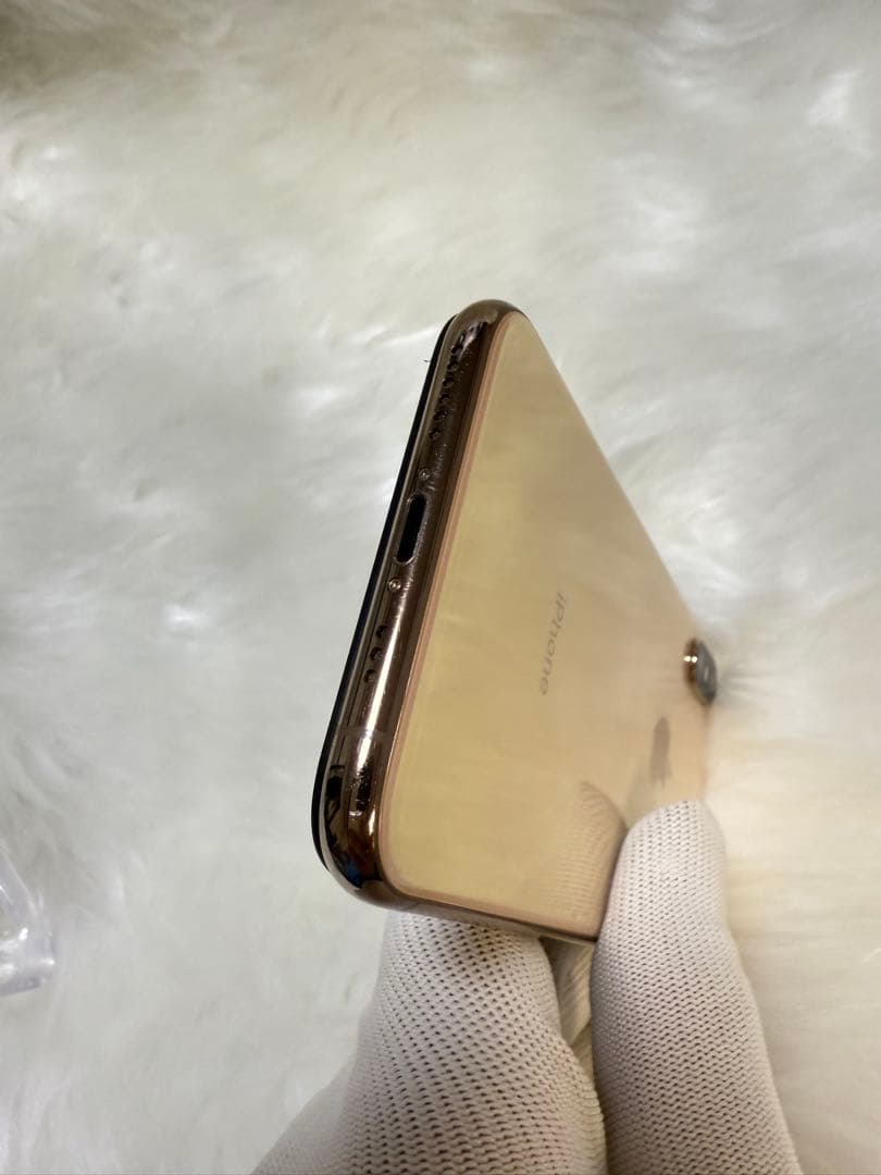 iPhone XS 256GB ゴールド 国内版SIMフリー バッテリー100％