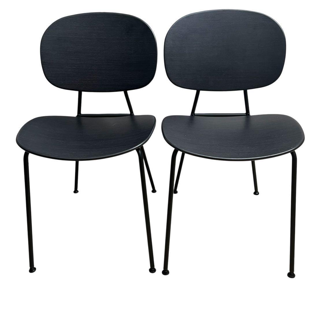 値下不可　美品　ASPLUND■トンディーナ　チェア　ブラック　イタリア製