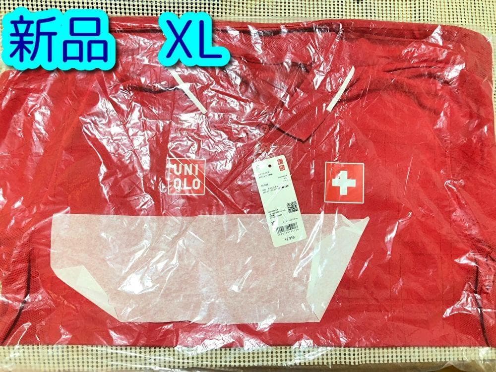 新品　ユニクロ　テニス　ウェア　オリンピック　ロジャーフェデラー　スイス　XL