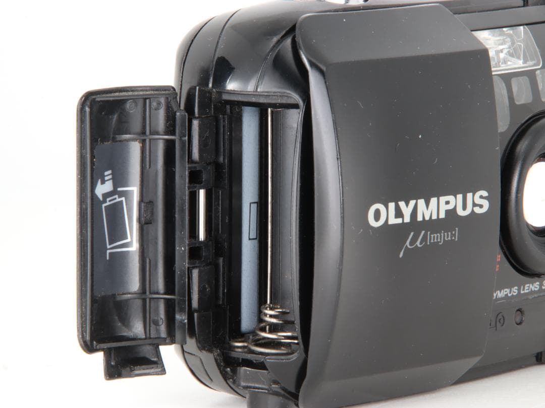 【動作確認済】OLYMPUS μ オリンパス ミュー ブラック #5969