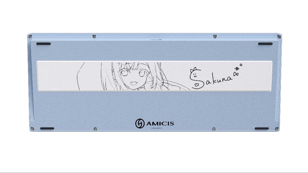 結城さくな × AMICIS ゲーミングキーボード 80HE 日本語配列