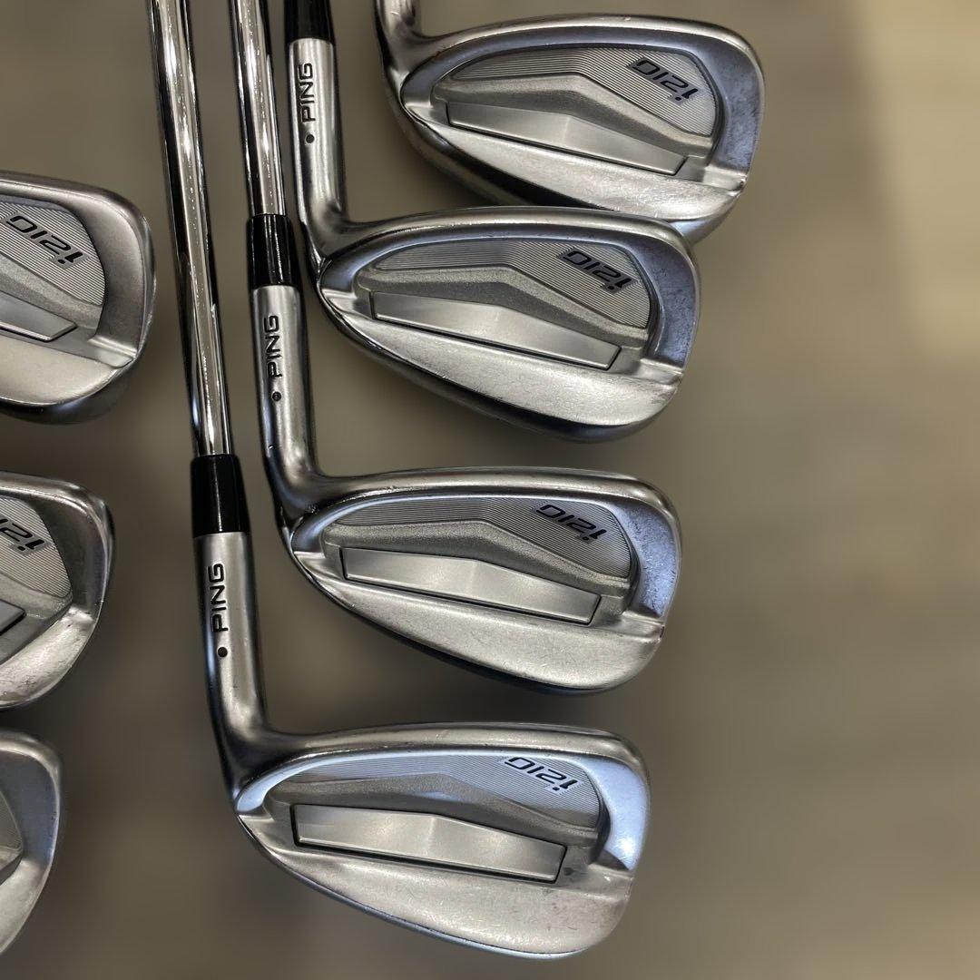 PING i210 アイアン 5〜U 7本セット 黒ドット モーダス120 Ｓ