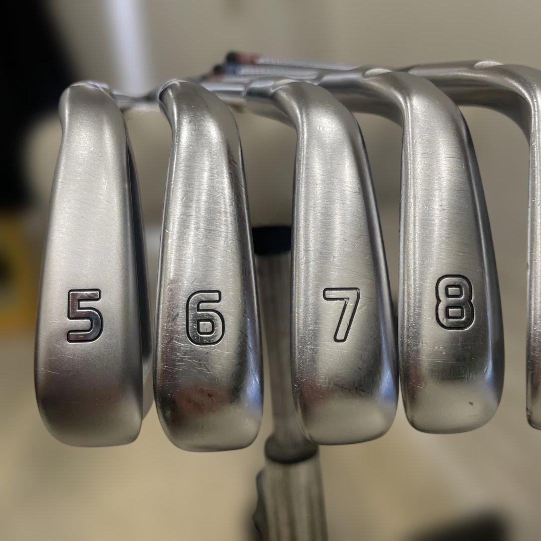 PING i210 アイアン 5〜U 7本セット 黒ドット モーダス120 Ｓ
